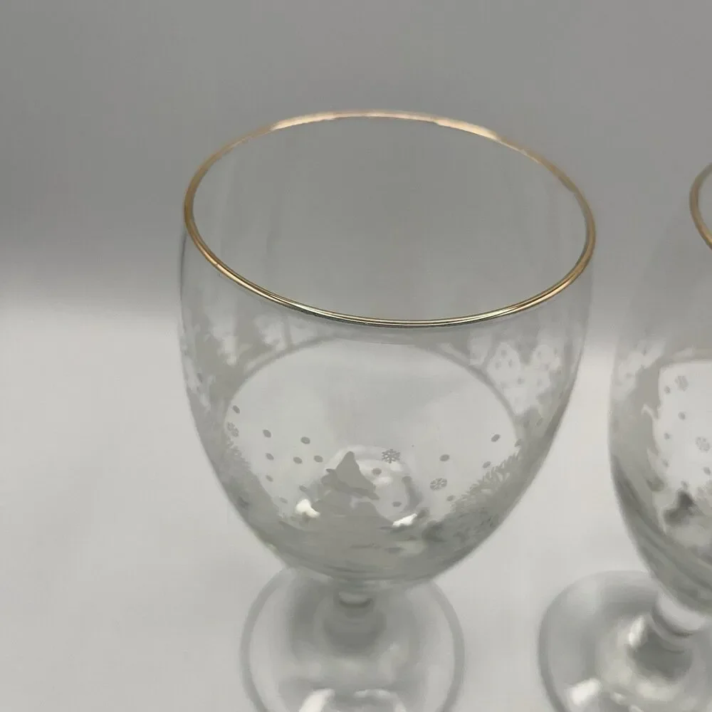 Arby’s Libbey Winter Wonderland Glasses Set Of 2